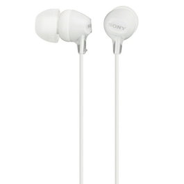 Sony MDREX15LPW Auriculares intrauditivos In-Ear, blancos, conector Jack 3.5 mm, sonido de neodimio